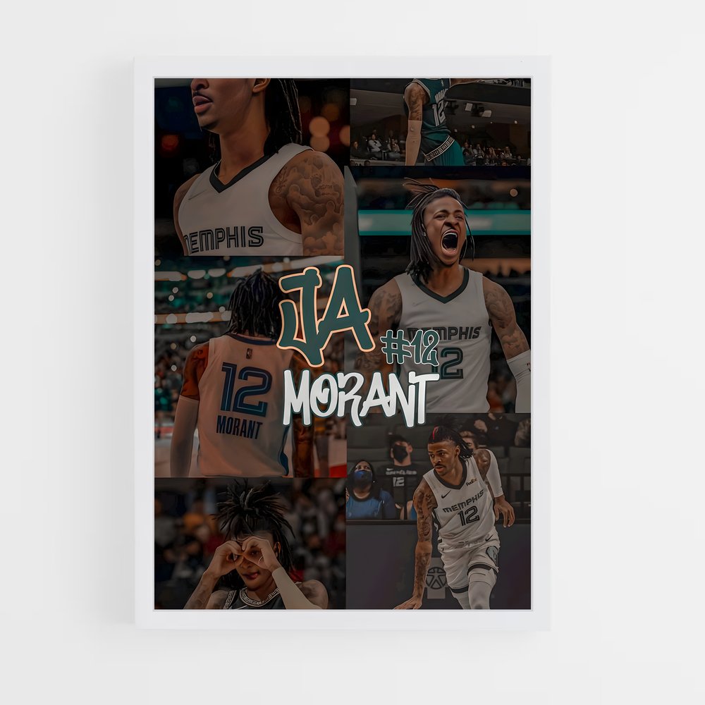 Poster Team Ja Morant – affiche Basketball (vue 3)